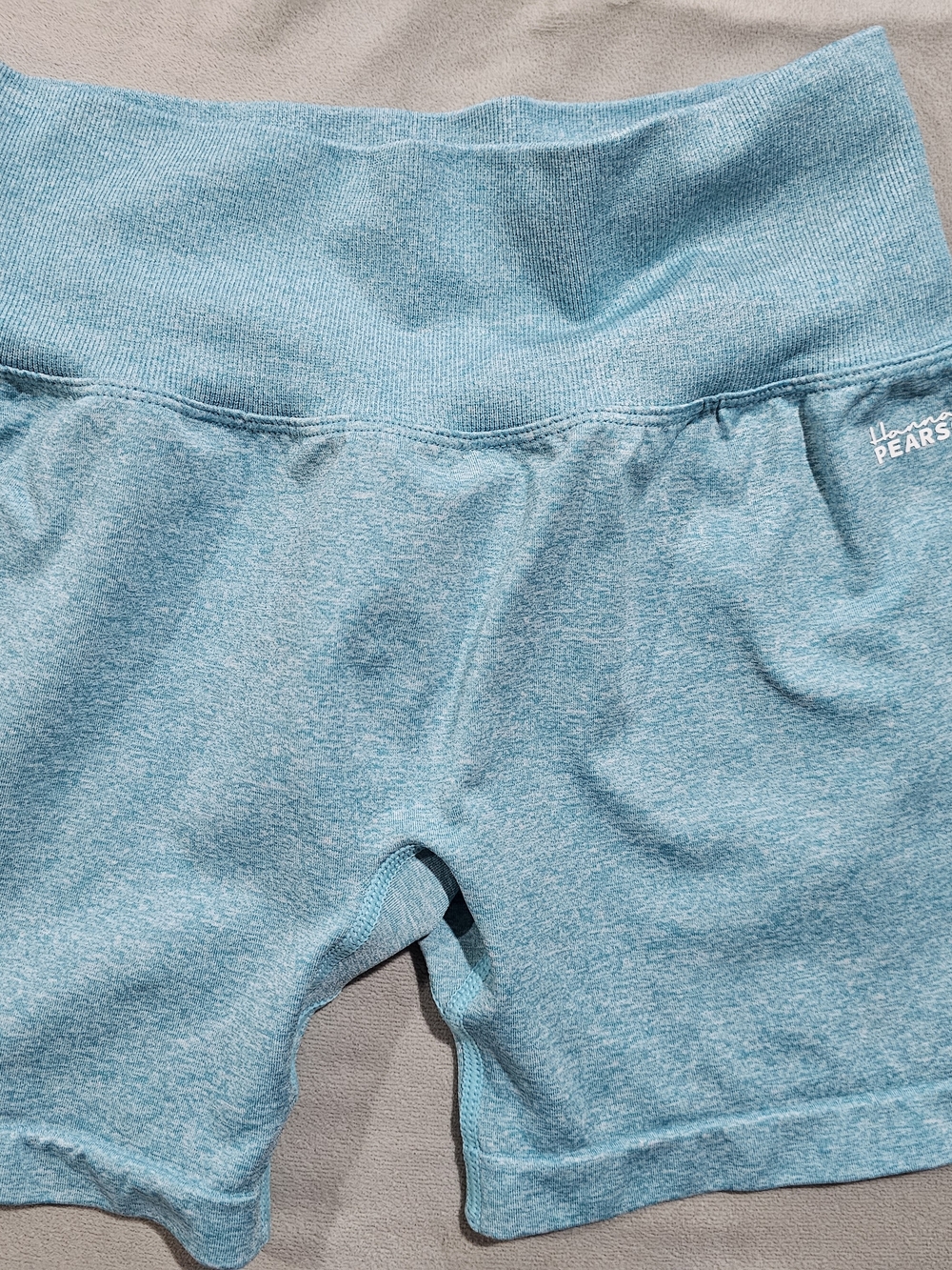 Tea Collection Light Teal Heather Kids' Knit Shorts